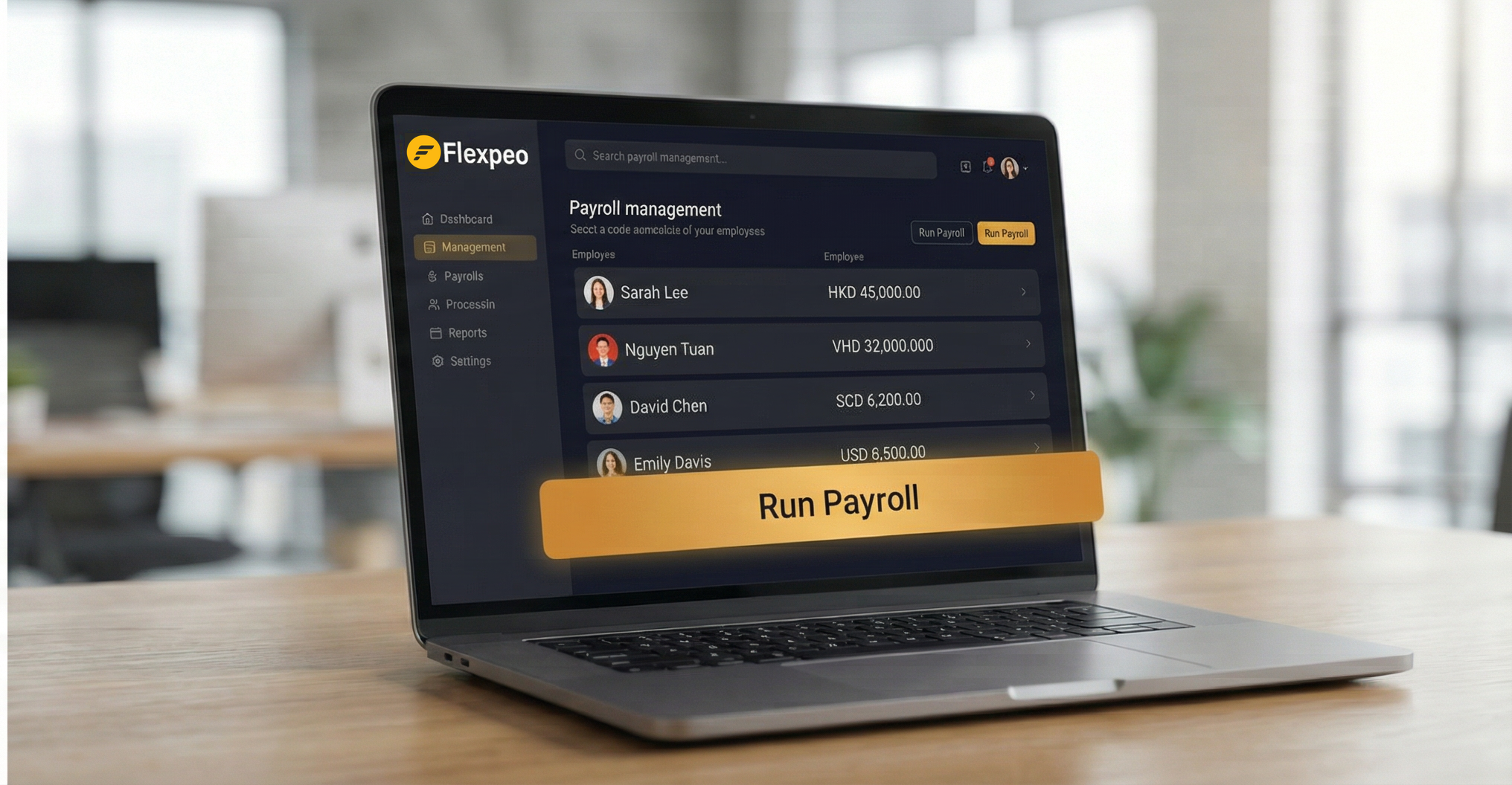 Global Payroll Management - Multi-Currency Payroll | Flexpeo